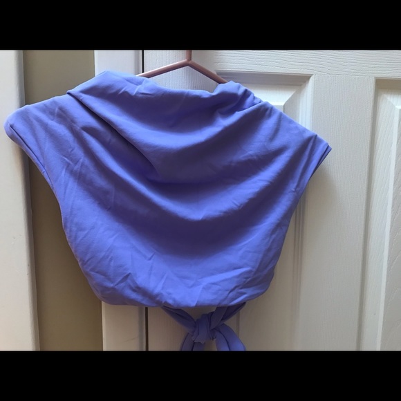 NWOT MONDOR Dance Shrug Wrap Top LG Lavender - Picture 4 of 5